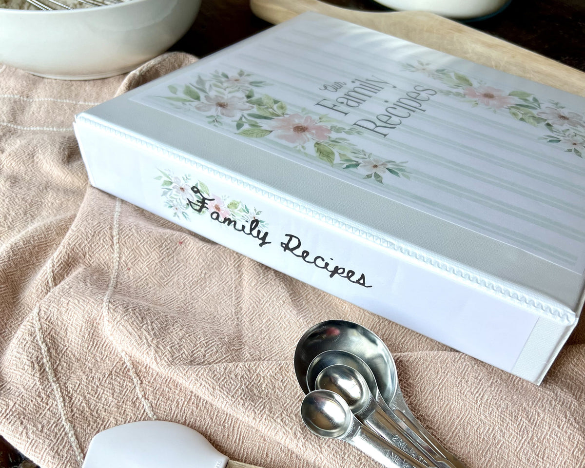 Family Recipe Binder Organizer